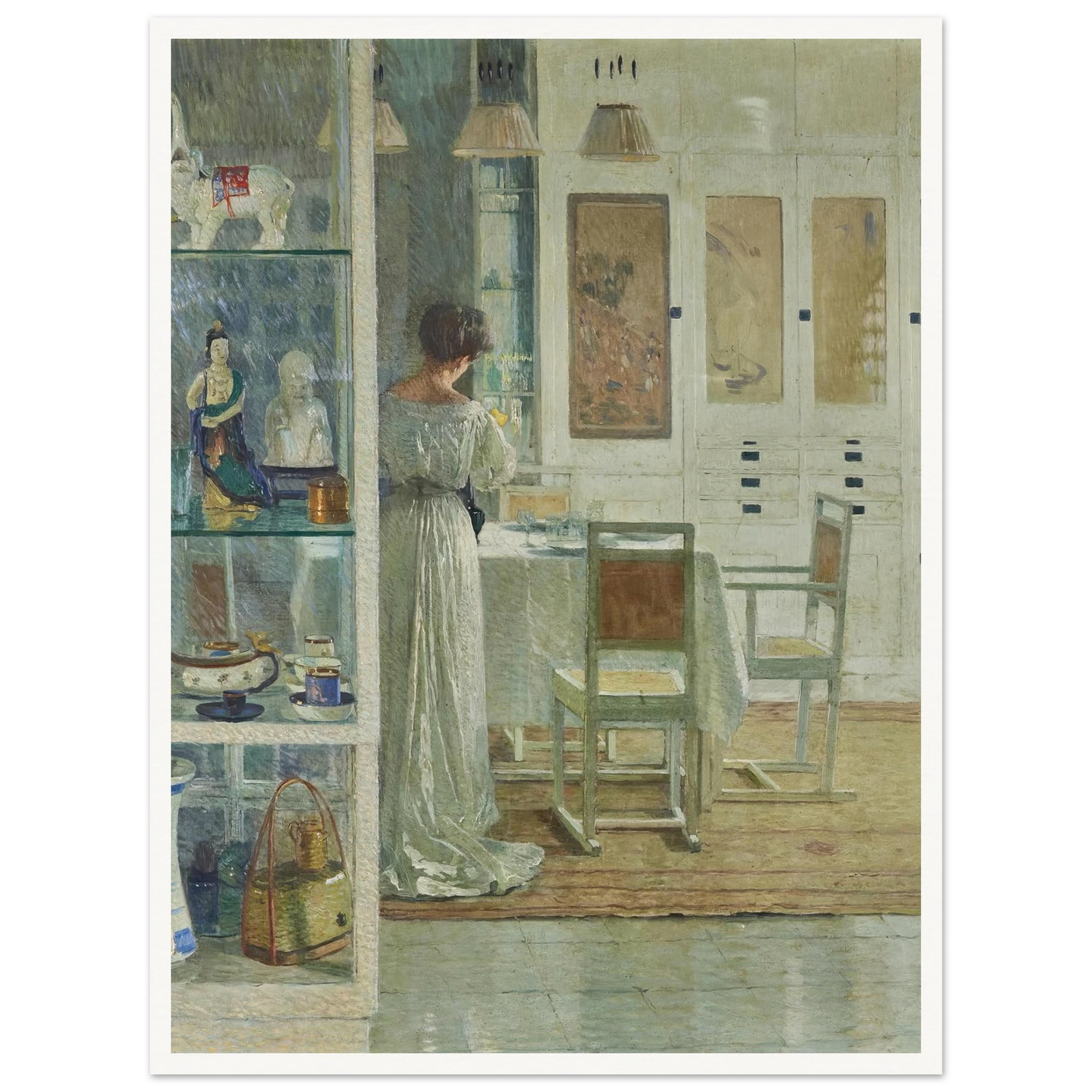 Weißes Interieur (White Interior) (1905) Art Print | Carl Moll-Quipham Collections