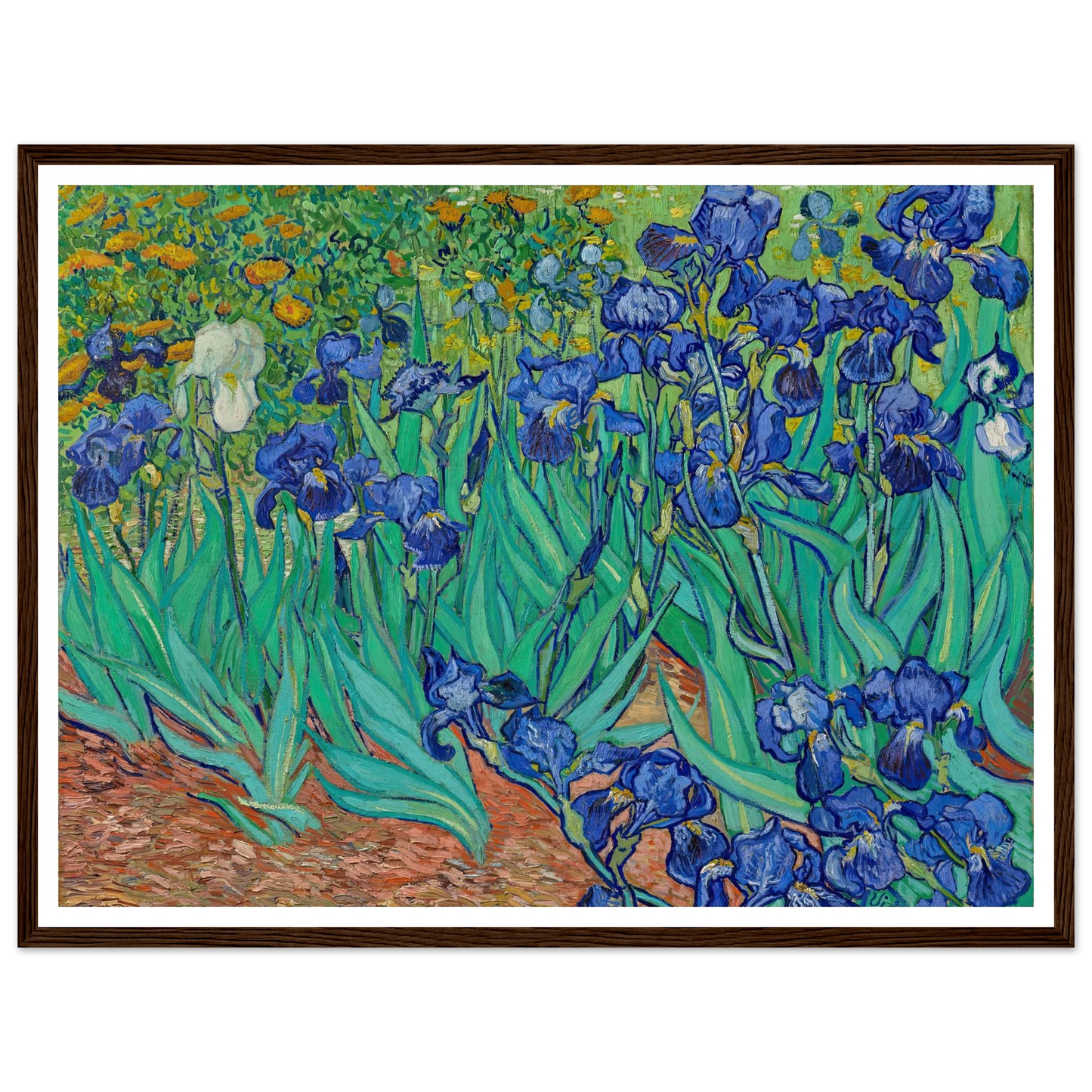 Irises (1889) Art Print | Vincent van Gogh-Quipham Collections