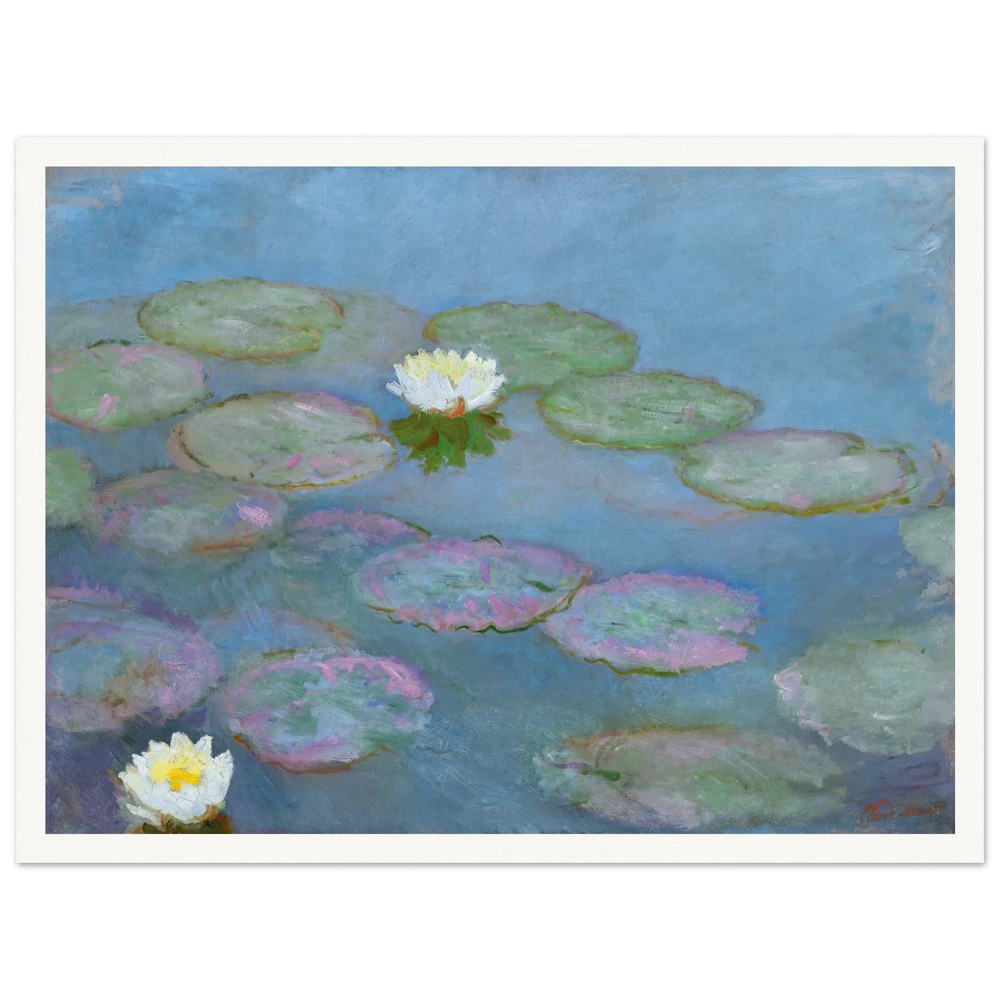 Nymphéas (circa 1897-1899) Art Print | Claude Monet-Quipham Collections