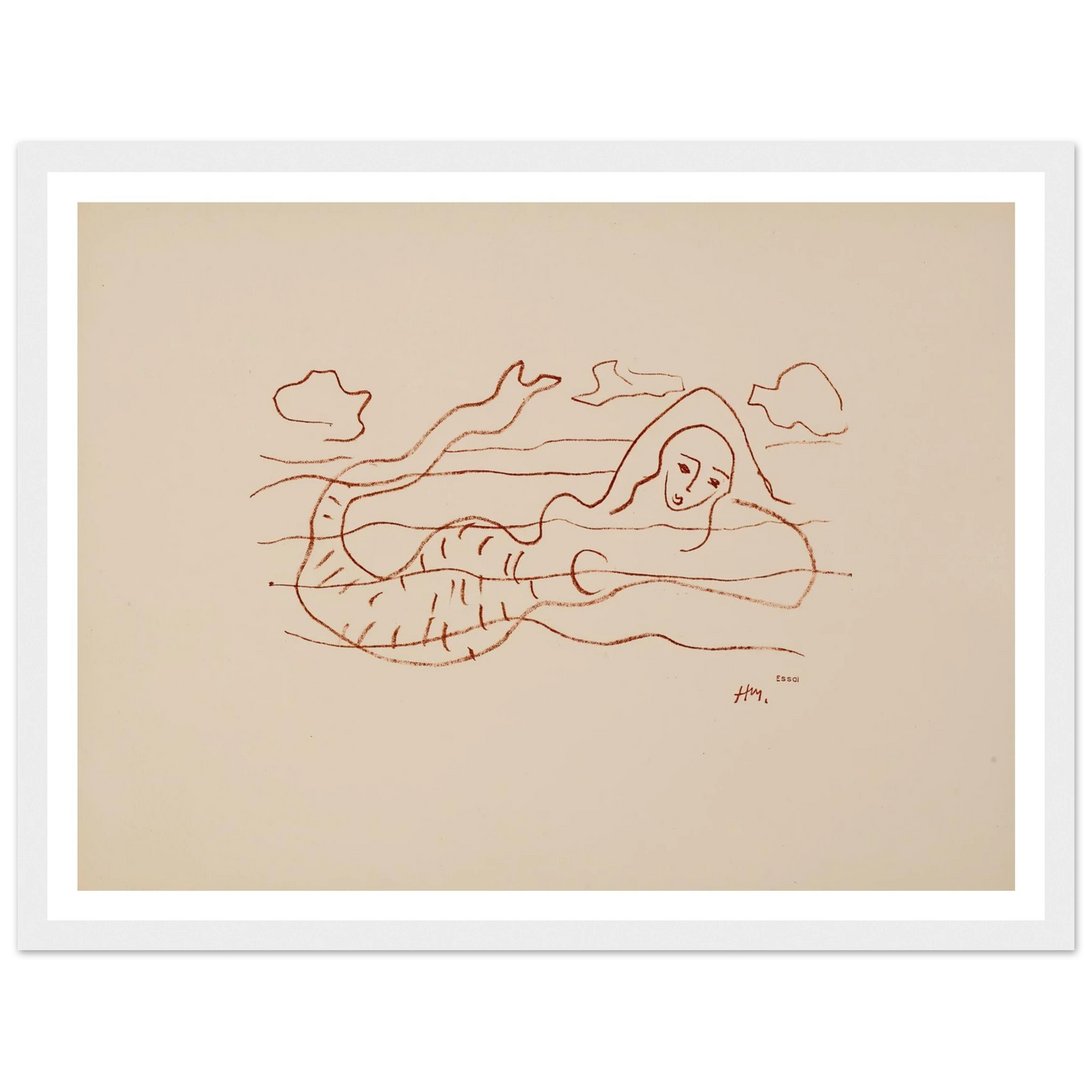 Sirènes (1942) Art Print | Henri Matisse-Quipham Collections