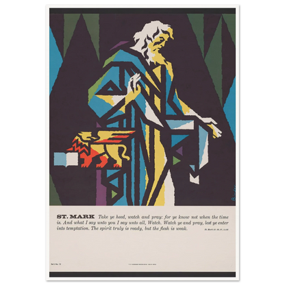 St. Mark (1962) Art Print | Joseph Binder-Quipham Collections