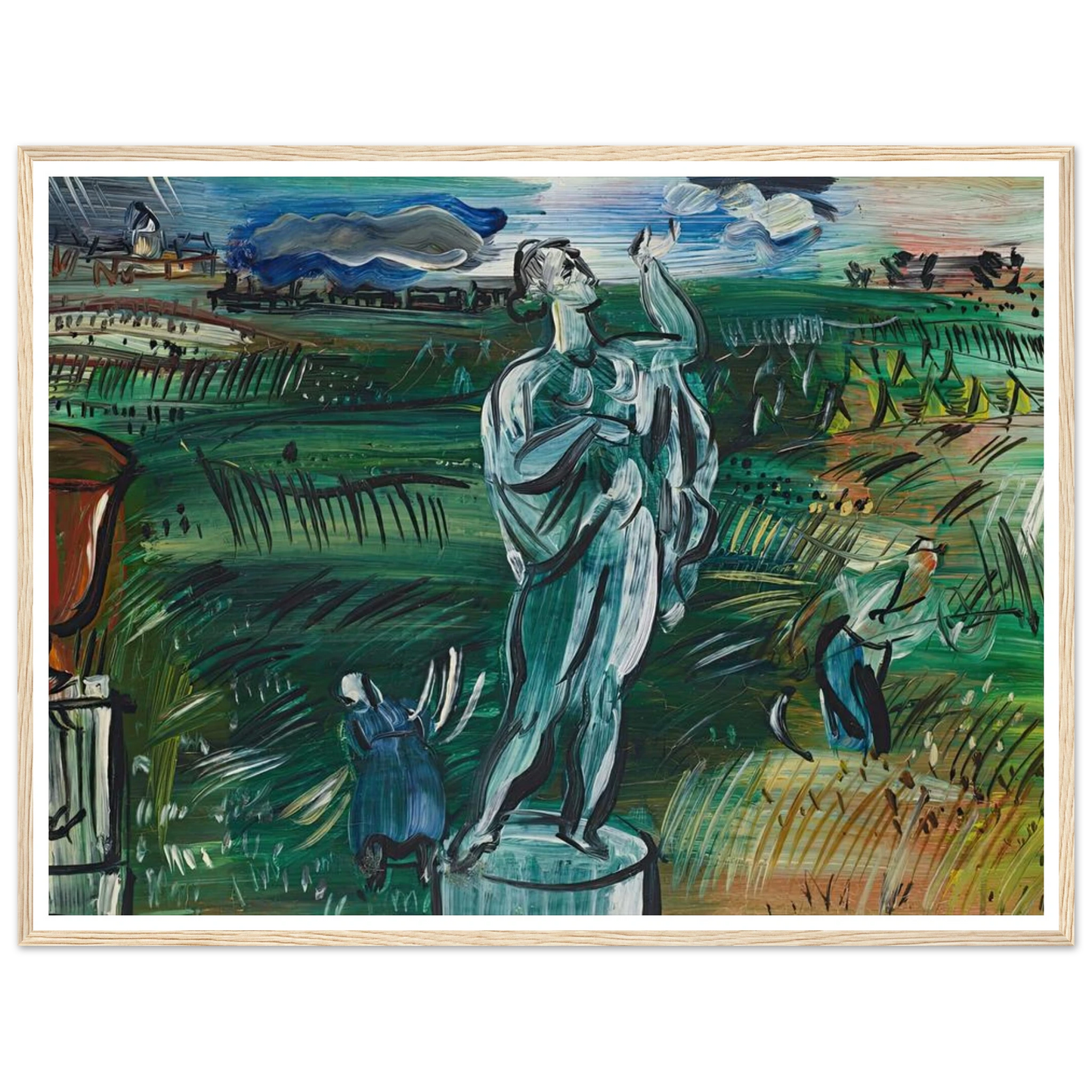La Statue (circa 1942) Art Print | Raoul Dufy-Quipham Collections
