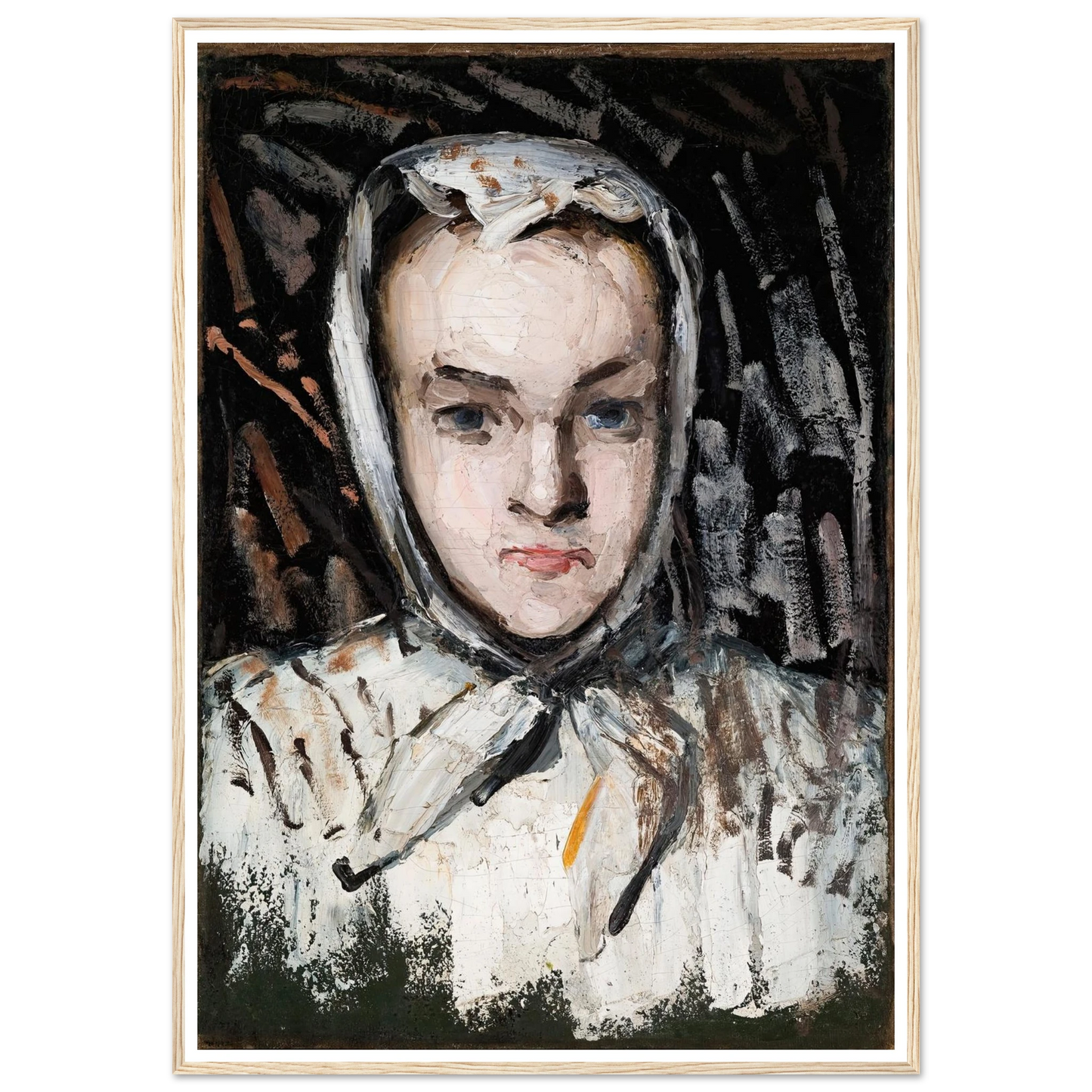 Marie Cézanne, the Artist’s Sister (1866–67) Art Print | Paul Cezanne-Quipham Collections