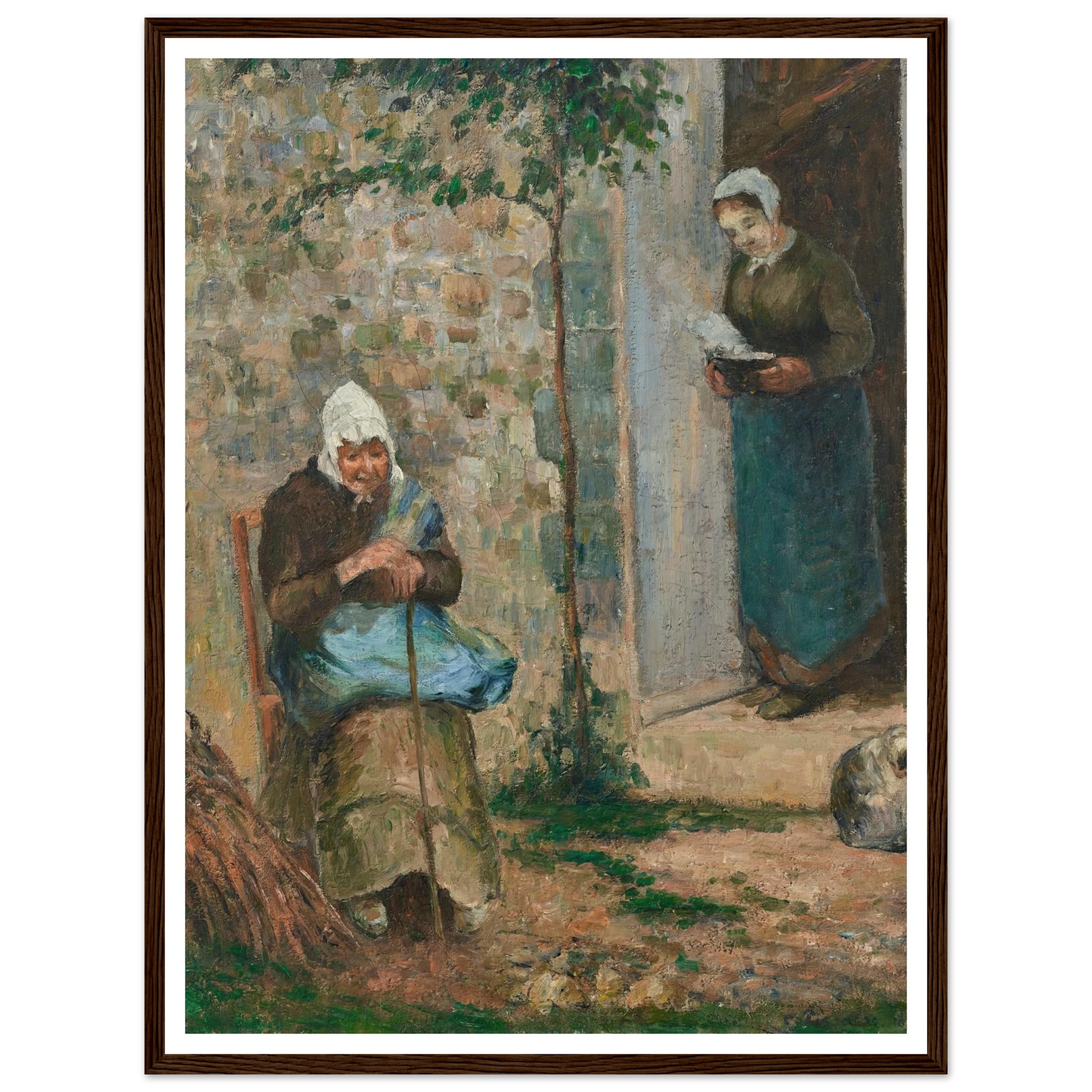 La Charité (1876) Art Print | Camille Pissarro-Quipham Collections
