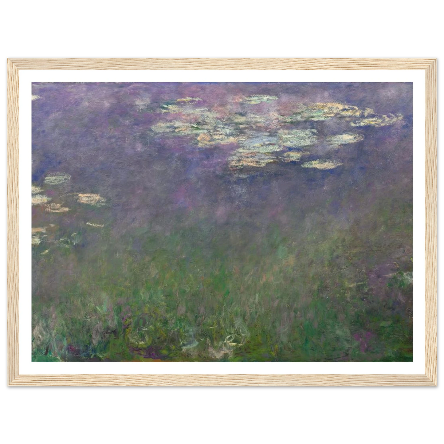 Water Lilies (Agapanthus) (c. 1915–26) Art Print | Claude Monet-Quipham Collections