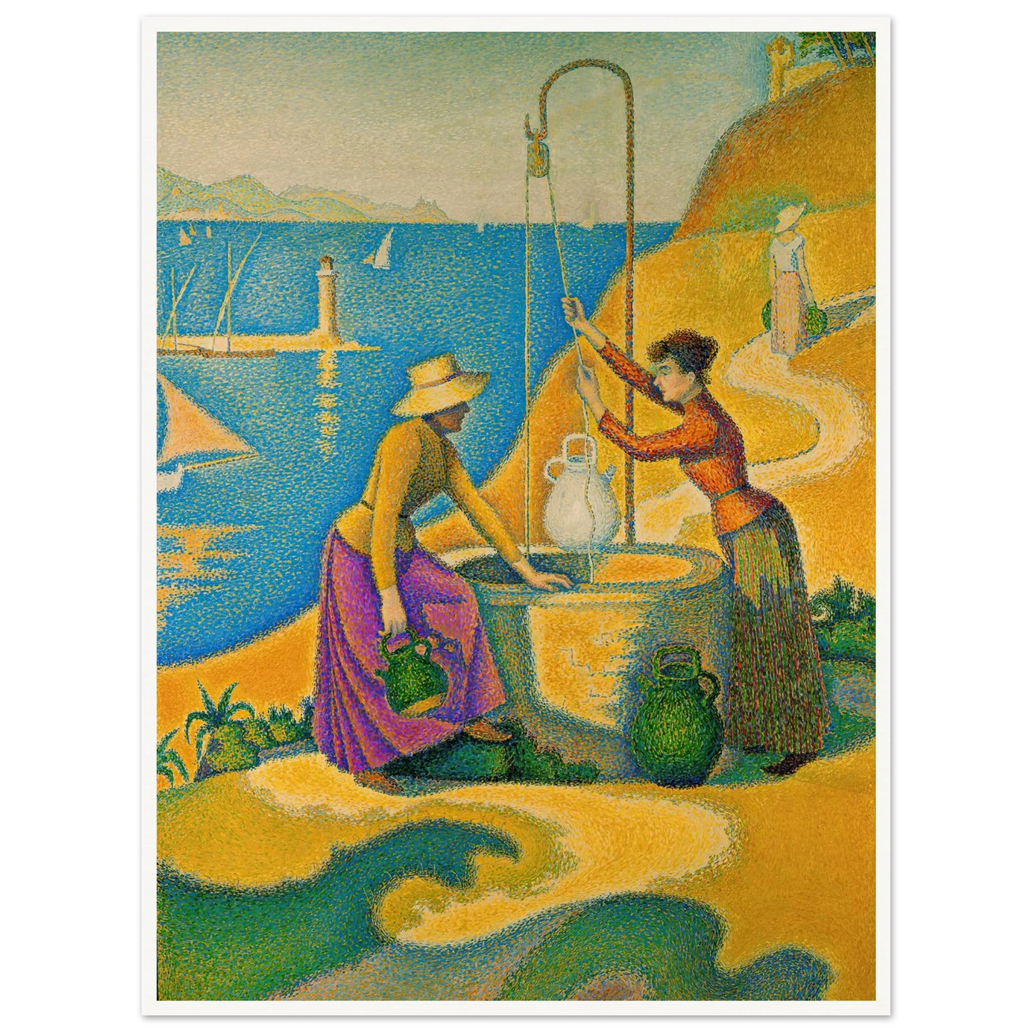 Women at the Well (1892) Art Print | Paul Signac-Quipham Collections