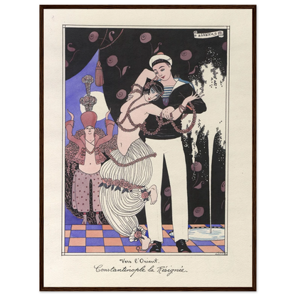 Vers l’Orient. Constantinople la Résignée (1915) Art Print | George Barbier-Quipham Collections