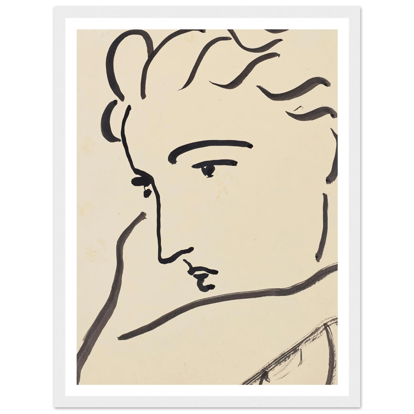 Profil de femme (1946) Art Print | Henri Matisse-Quipham Collections