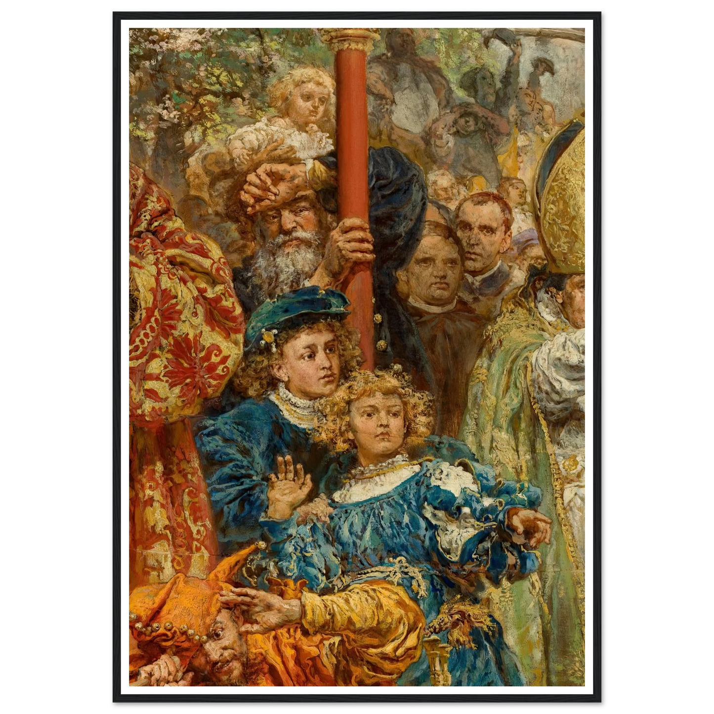 Hanging of the Sigismund bell at the Cathedral Tower in 1521 in Kraków (1874) Art Print | Jan Matejko-Quipham Collections