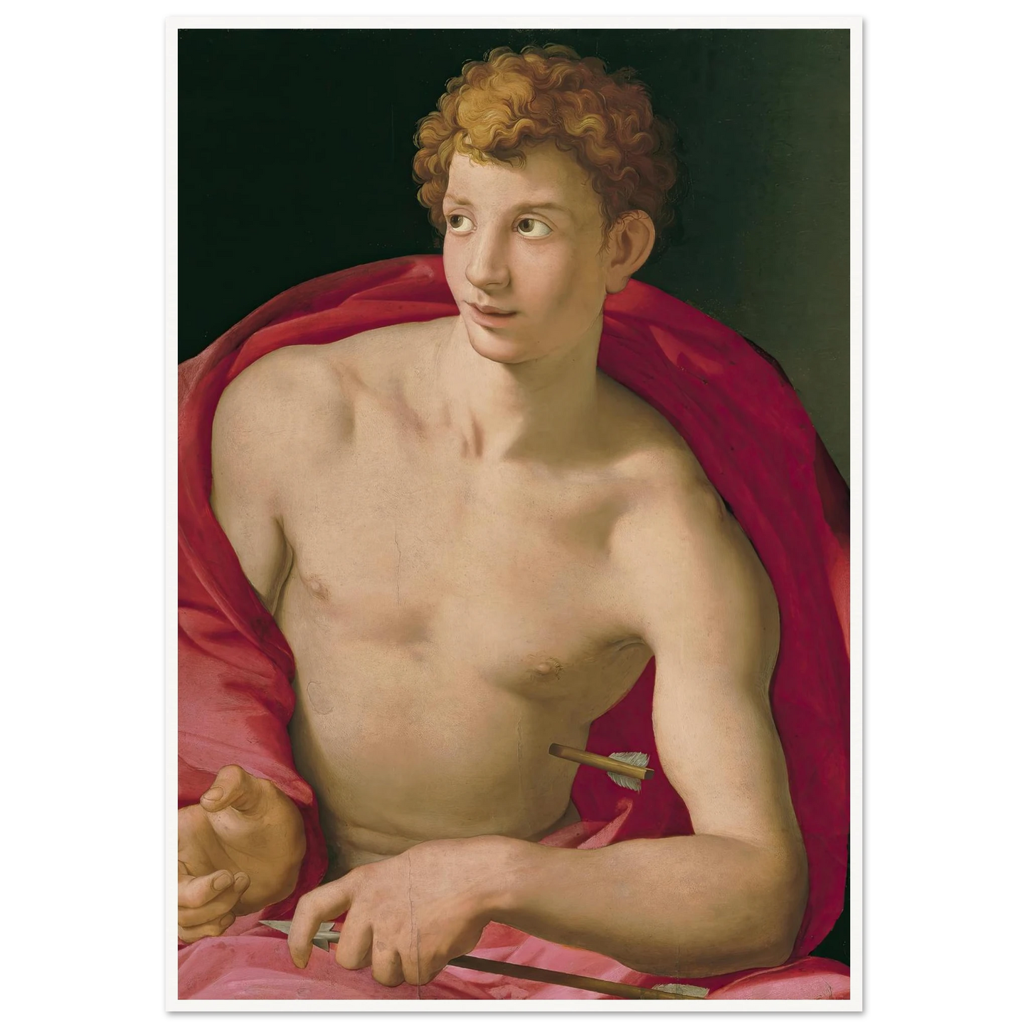 Saint Sebastian (circa 1533) Art Print | Agnolo Bronzino-Quipham Collections