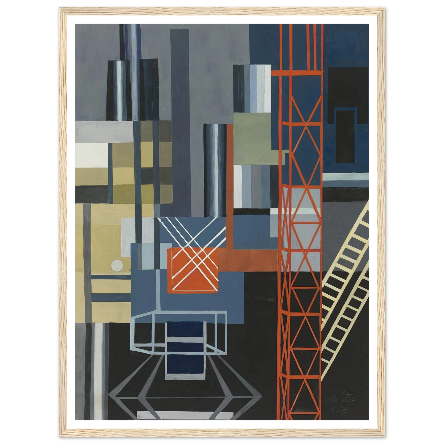 Constructivist Stage Design Art Print | Alexandra Exter-Quipham Collections