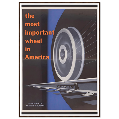 The most important wheels in America. (1952) Art Print | Joseph Binder-Quipham Collections