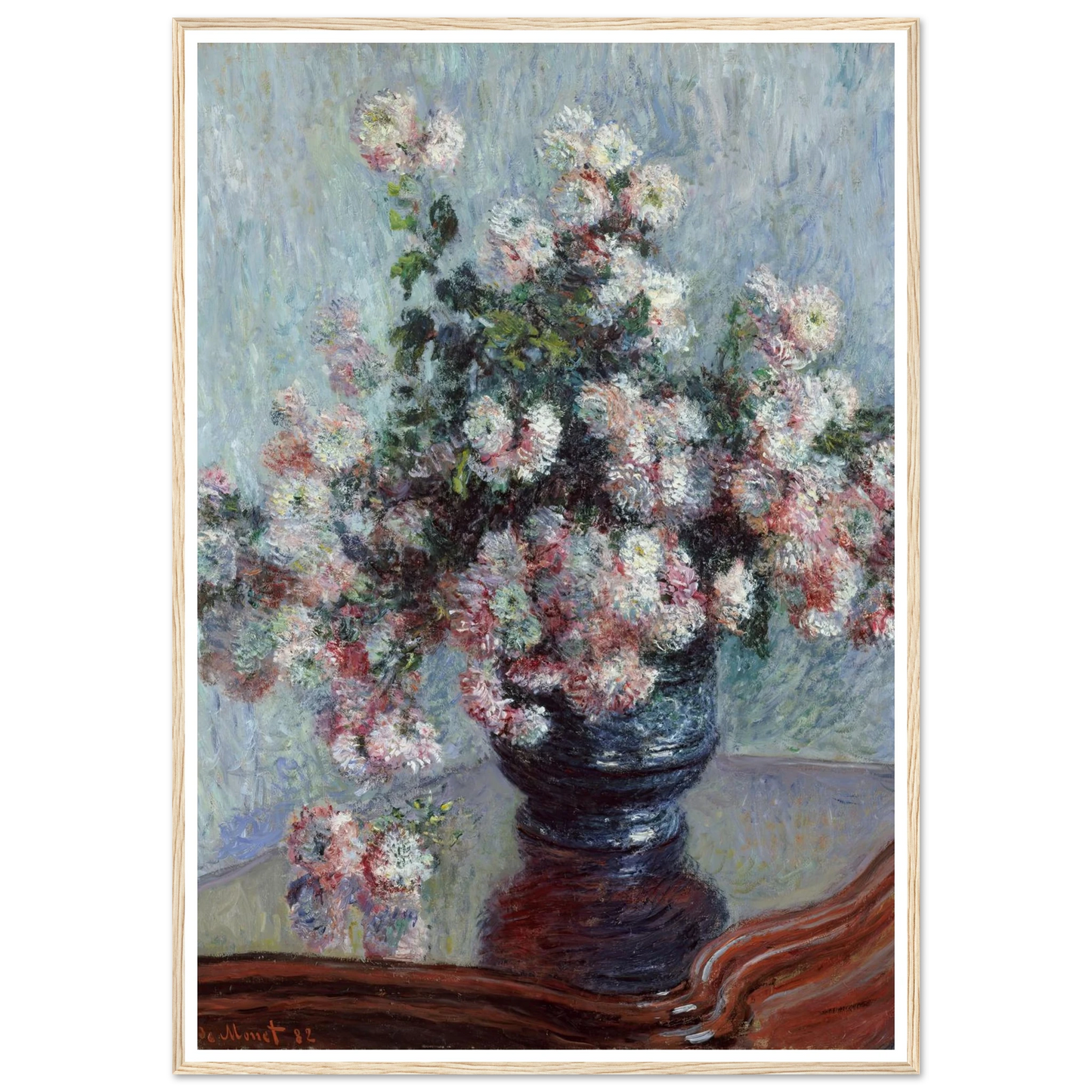 Chrysanthemums (1882) Art Print | Claude Monet-Quipham Collections
