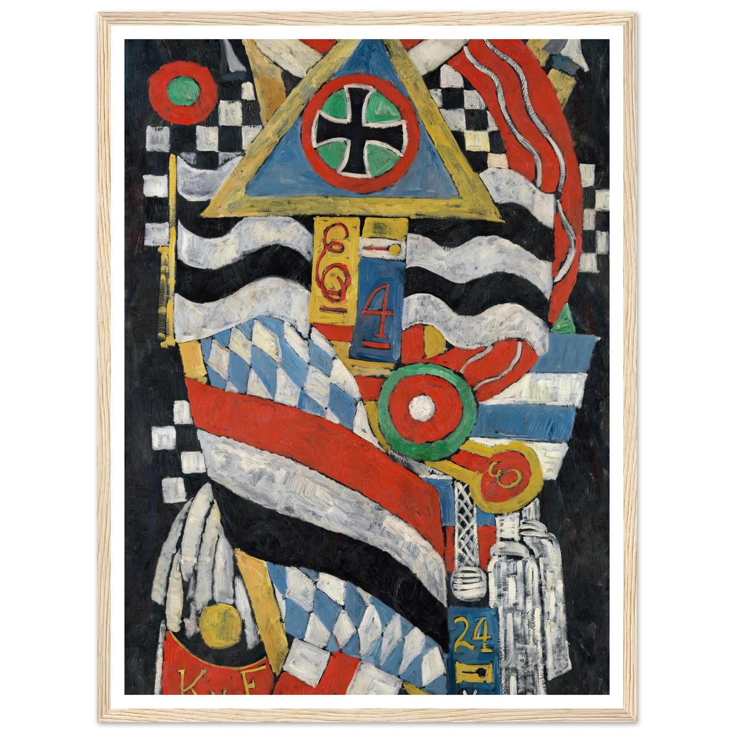 Portrait of a German Officer (1914) Art Print | Marsden Hartley-Quipham Collections