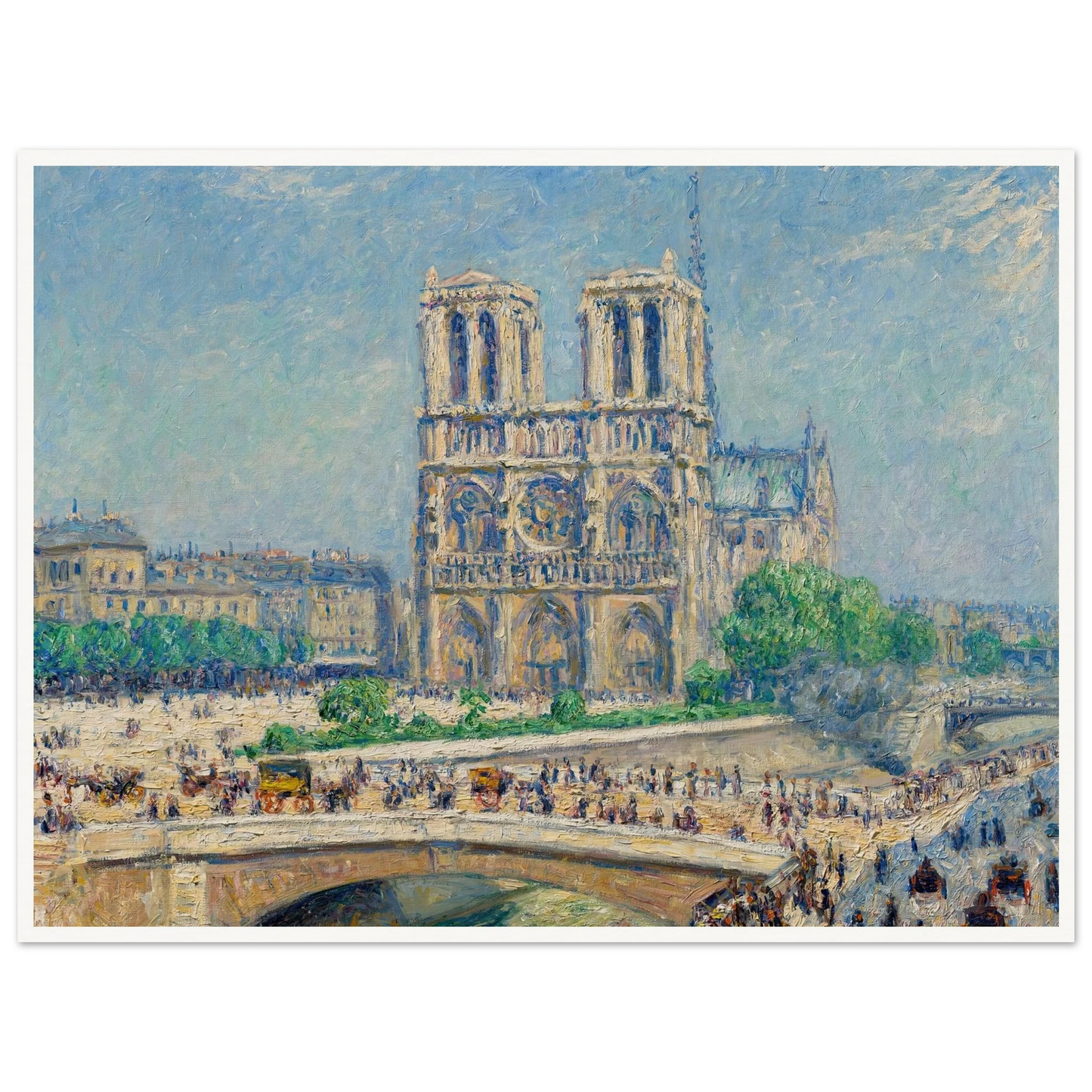 Notre-Dame, effet de soleil (1906) Art Print | Francis Picabia-Quipham Collections
