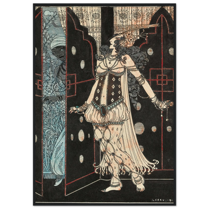 Ida Rubinstein and Vaslav Nijinsky in Scheherazade (1910) Art Print | George Barbier-Quipham Collections