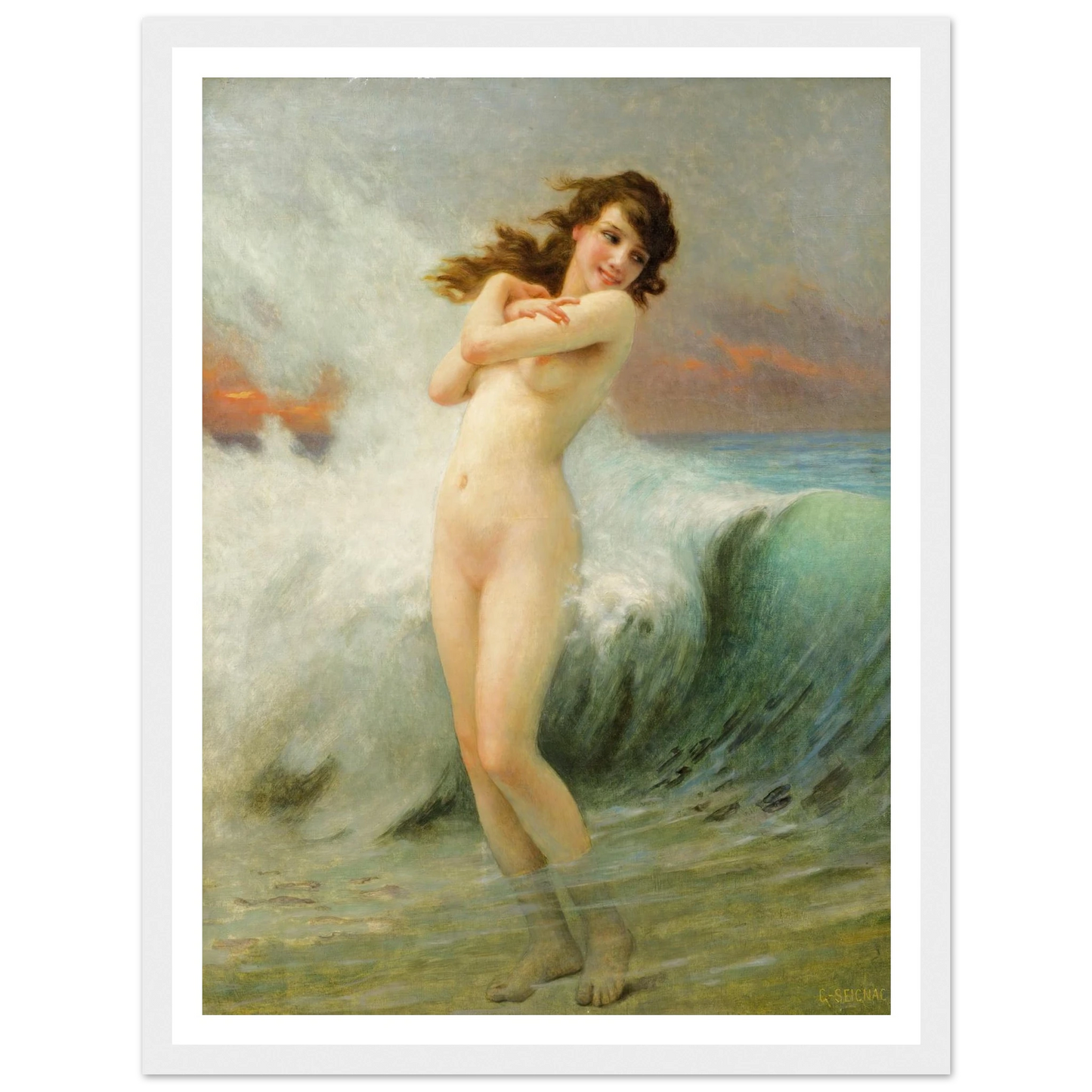 The Wave Art Print | Guillaume Seignac-Quipham Collections