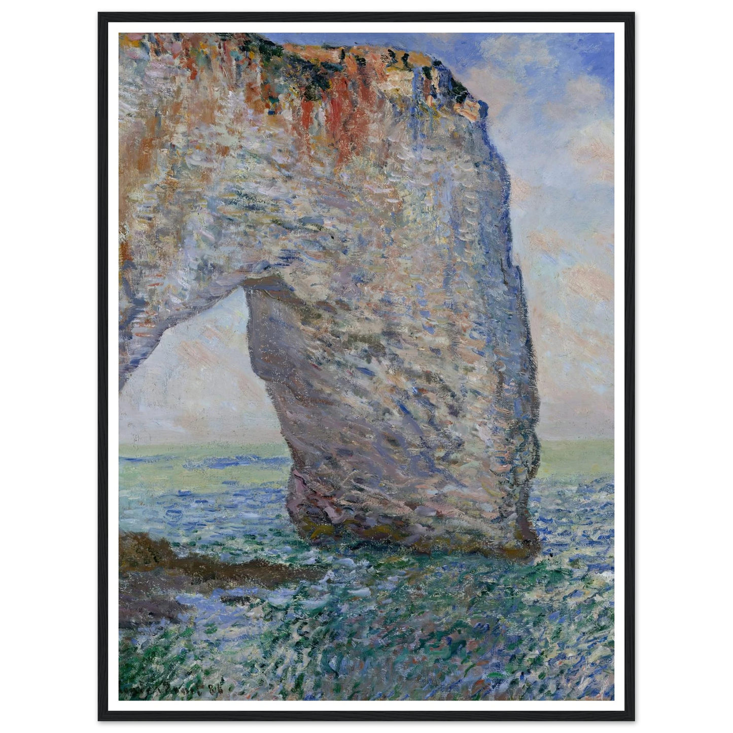 The Manneporte near Étretat (1886) Art Print | Claude Monet-Quipham Collections