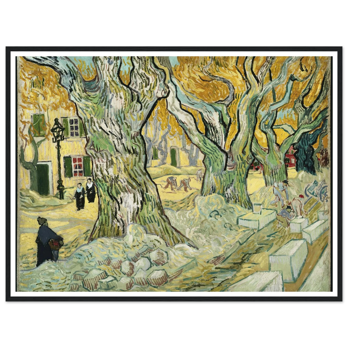 The Road Menders Art Print | Vincent van Gogh-Quipham Collections