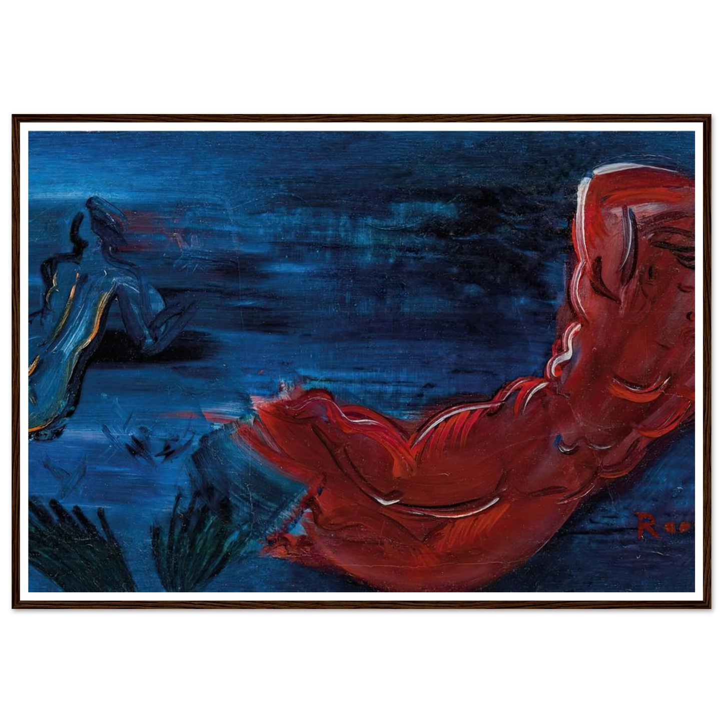 Naïade rouge (1926-30) Art Print | Raoul Dufy-Quipham Collections