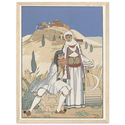 La flute de Pan (1923) Art Print | George Barbier-Quipham Collections
