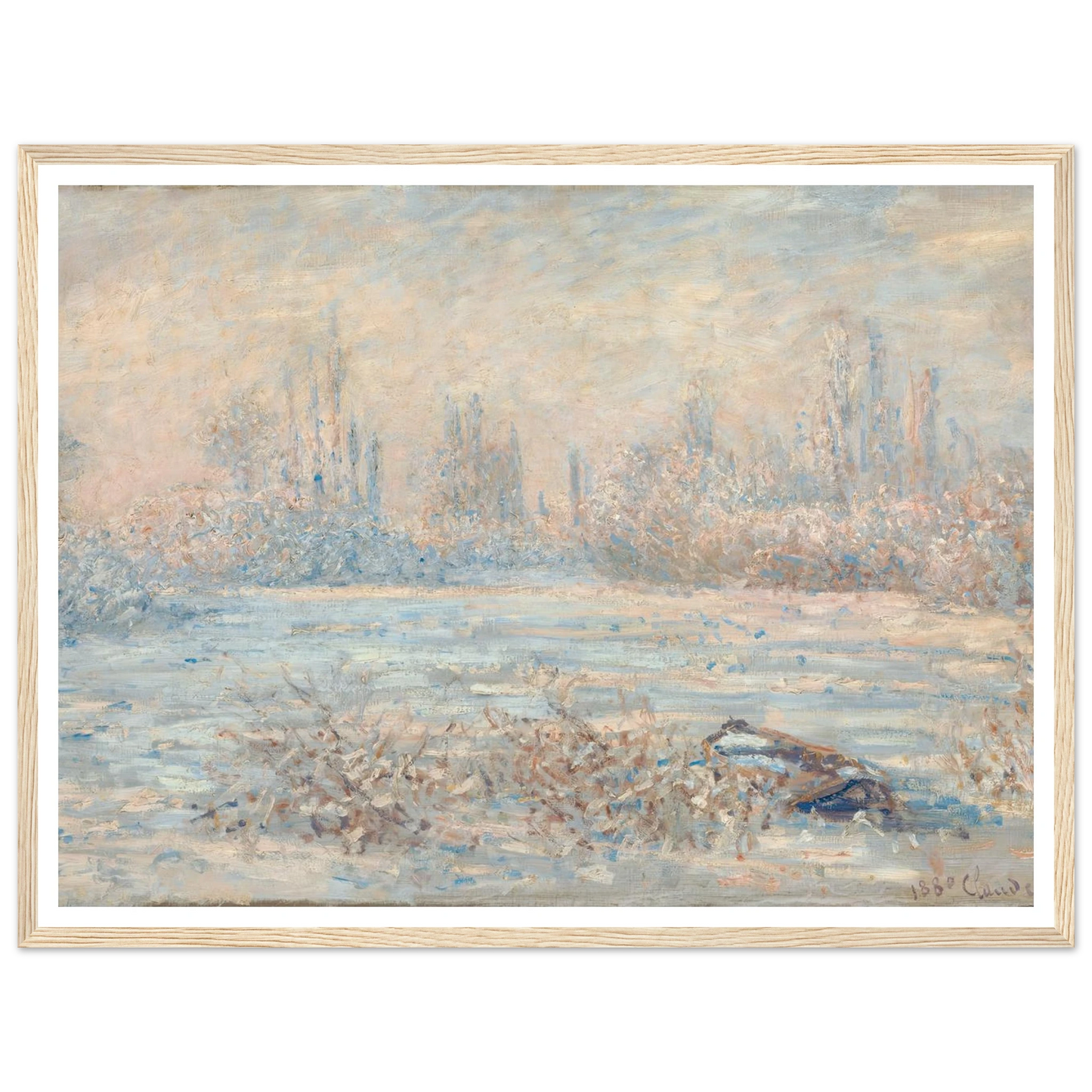 Le Givre (1880) Art Print | Claude Monet-Quipham Collections