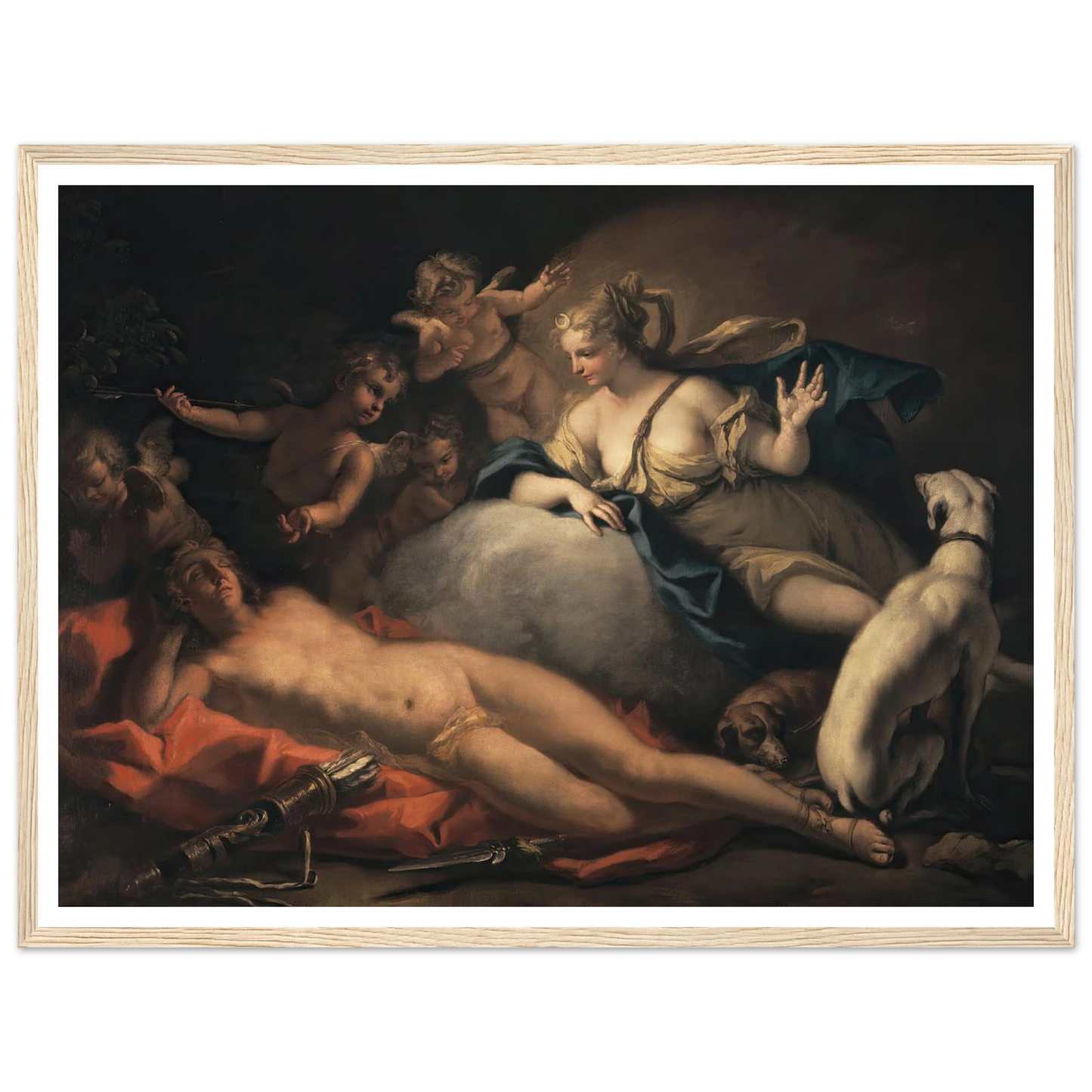Diana and Endymion Art Print | Sebastiano Ricci-Quipham Collections
