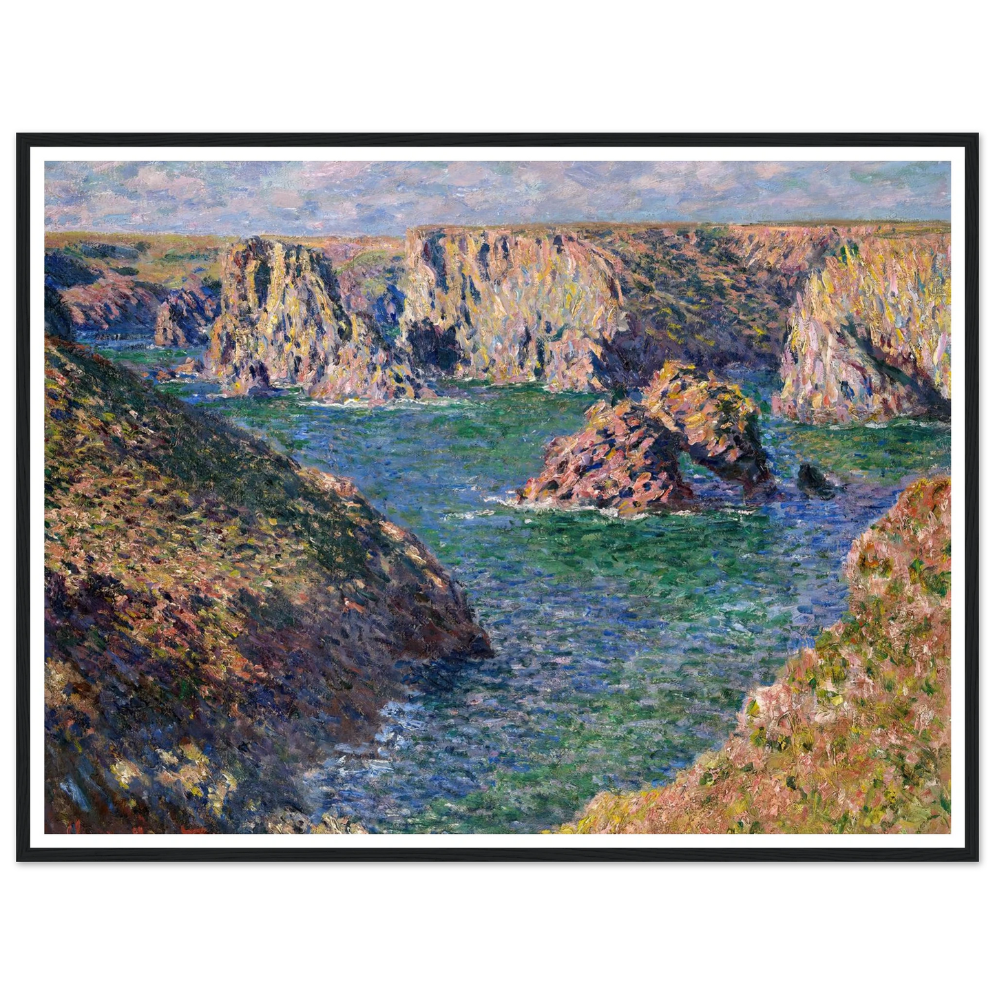 Port-Domois, Belle-Isle (1887) Art Print | Claude Monet-Quipham Collections