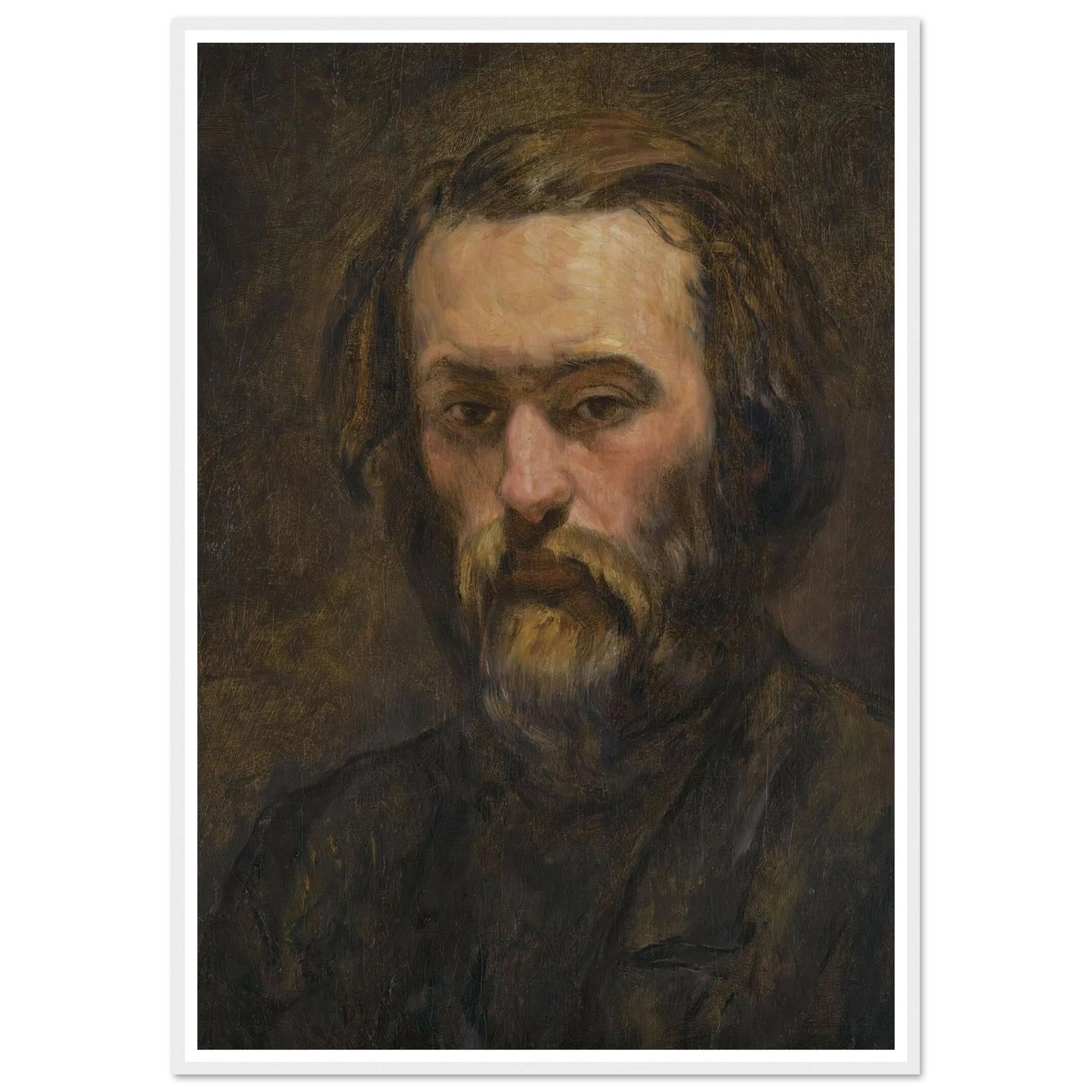 Portrait D’homme (circa 1862-64) Art Print | Paul Cezanne-Quipham Collections