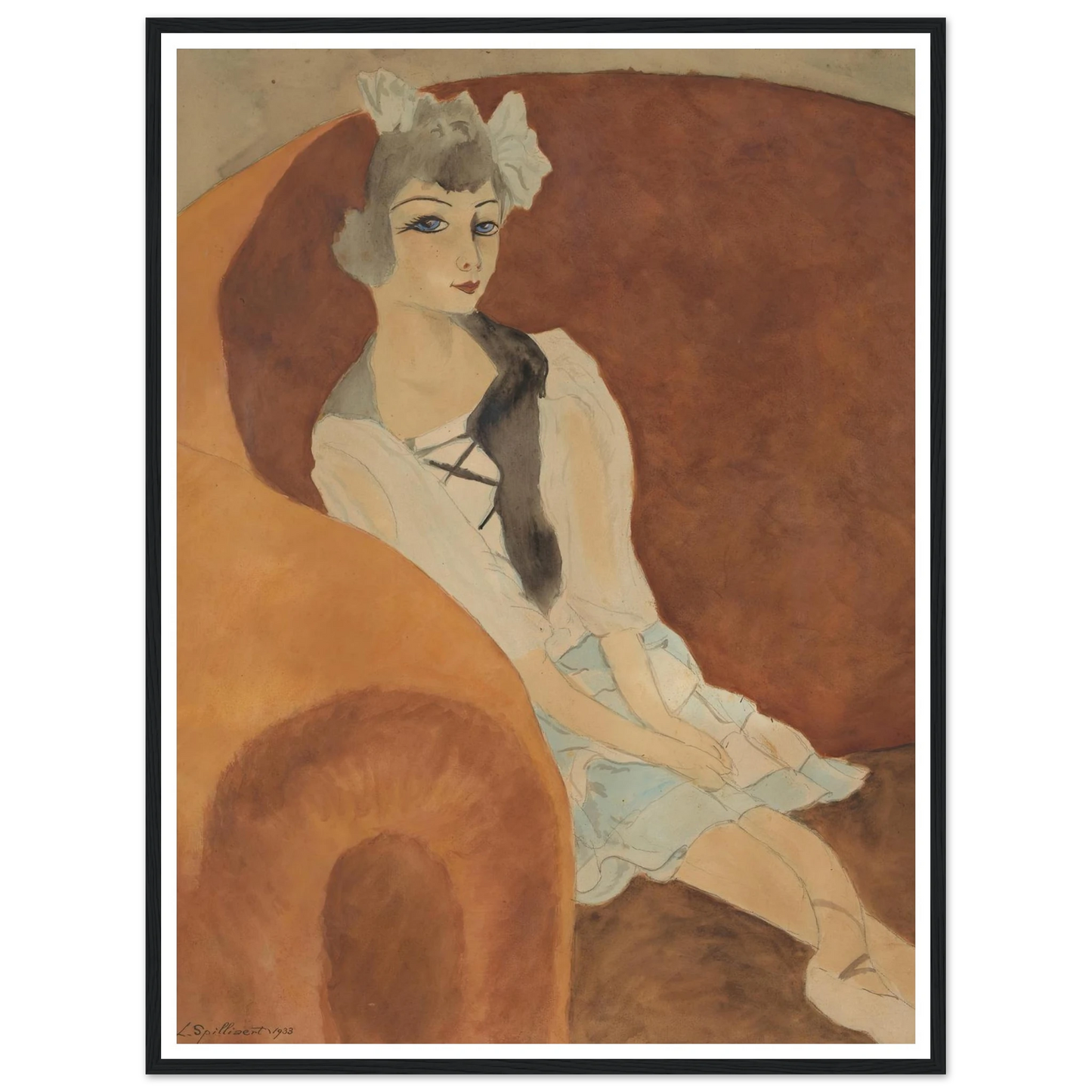 Pop in zetel (1933) Art Print | Leon Spilliaert-Quipham Collections