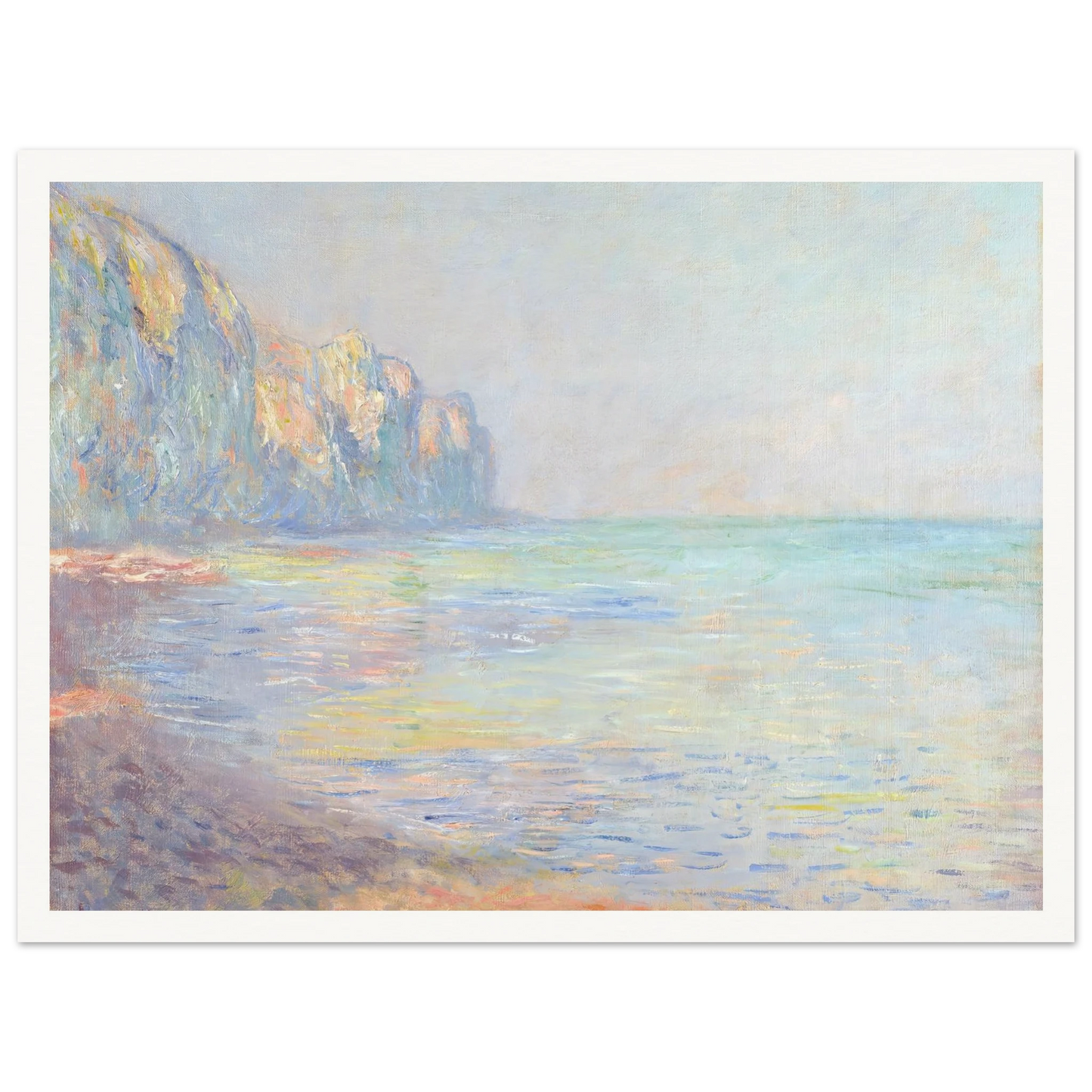 Le Matin, temps brumeux, Pourville (Misty Morning at Pourville) (1882) Art Print | Claude Monet-Quipham Collections
