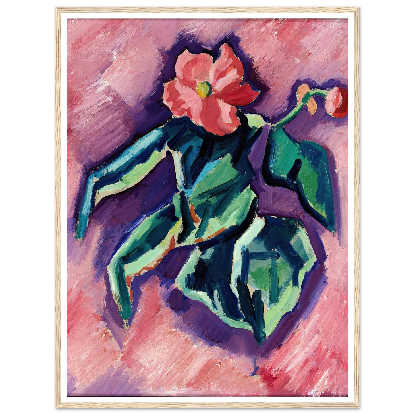Pink Begonias (1928-1929) Art Print | Marsden Hartley-Quipham Collections