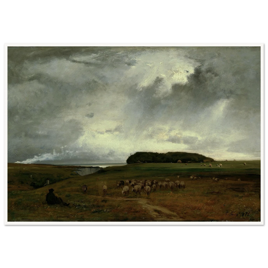 The Storm (1876) Art Print | George Inness-Quipham Collections