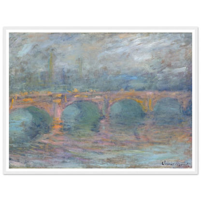 Waterloo Bridge, London at Sunset (1904) Art Print | Claude Monet-Quipham Collections