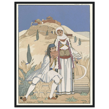 La flute de Pan (1923) Art Print | George Barbier-Quipham Collections