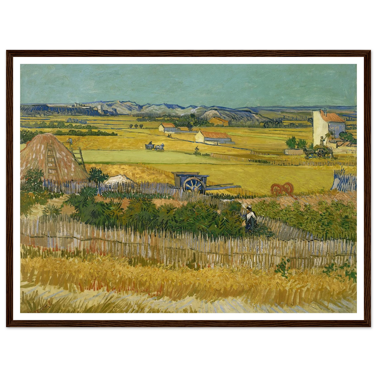 The harvest (1888) Art Print | Vincent van Gogh-Quipham Collections