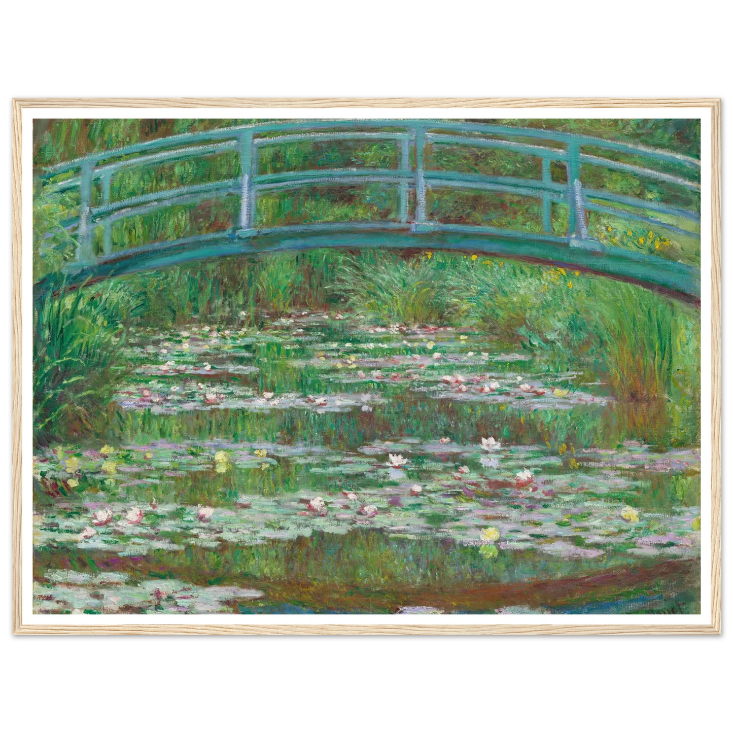 The Japanese Footbridge (1899) Art Print | Claude Monet-Quipham Collections