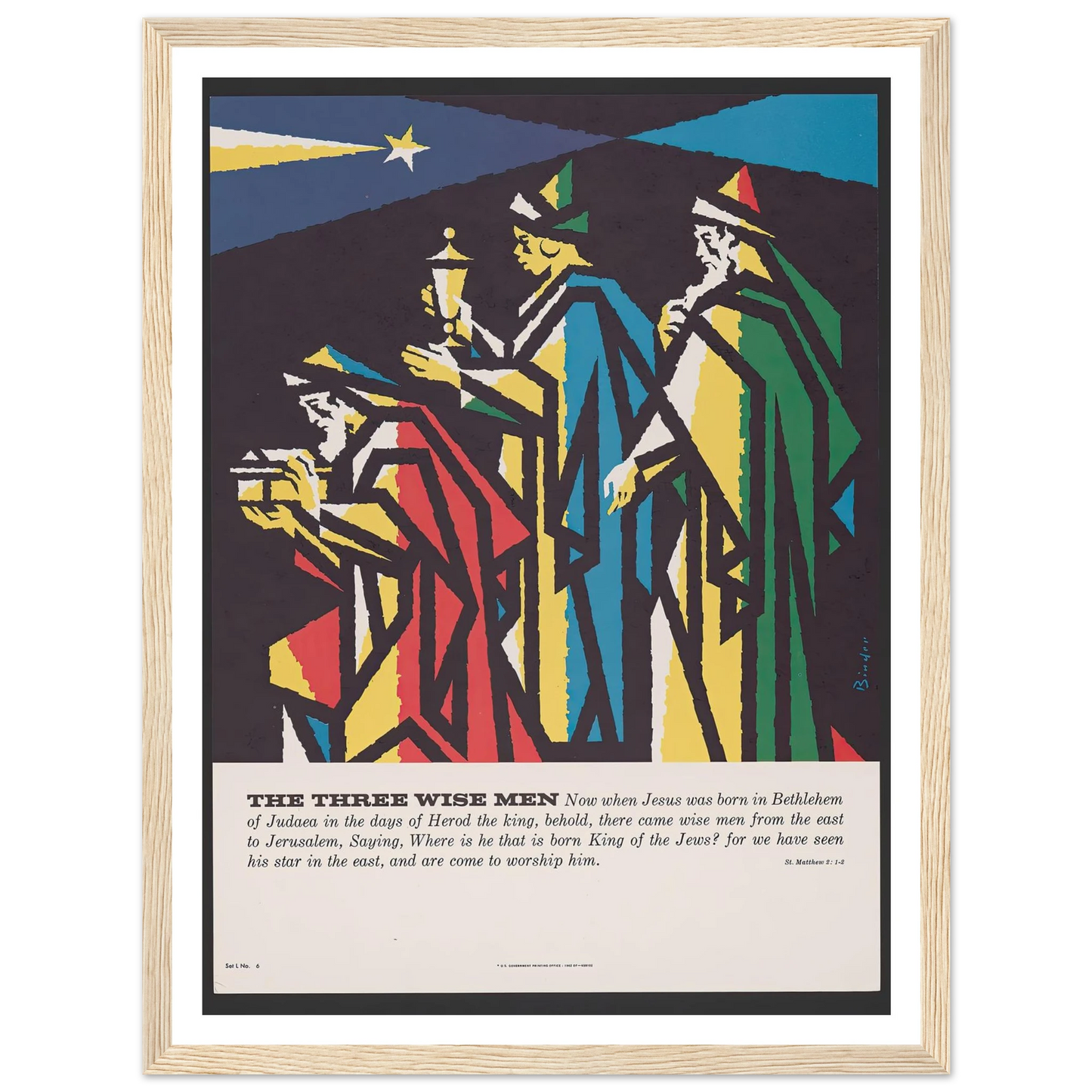 The three wise men (1962) Art Print | Joseph Binder-Quipham Collections