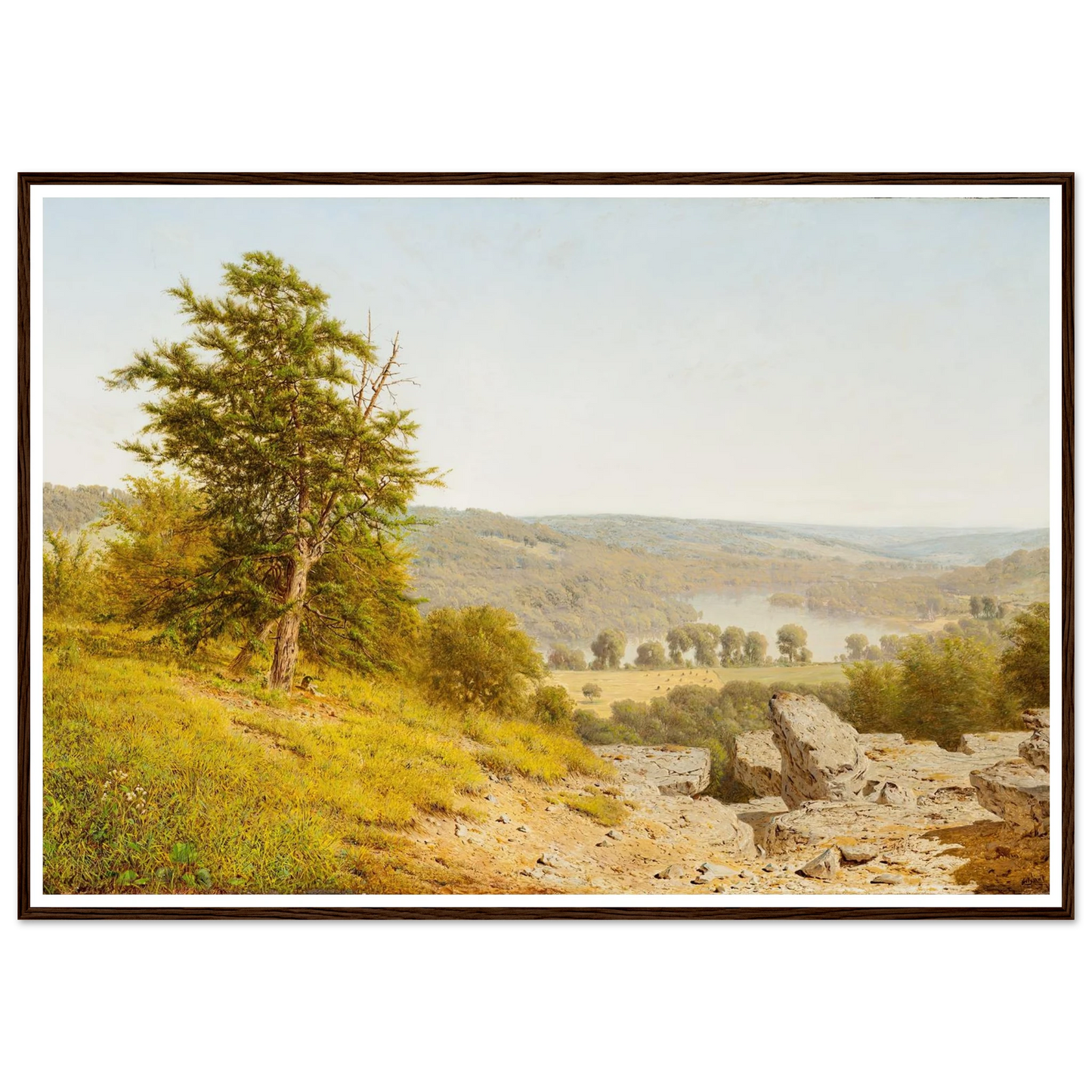 Landscape (1865) Art Print | Alexander Helwig Wyant-Quipham Collections
