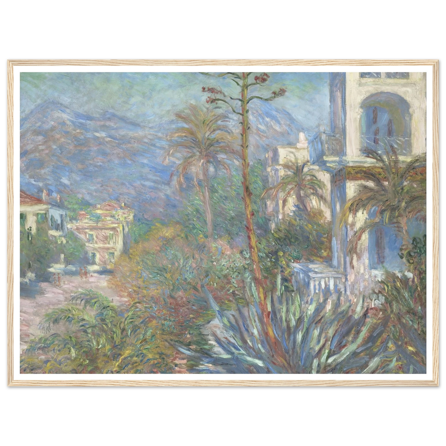 Villas at Bordighera (1884) Art Print | Claude Monet-Quipham Collections