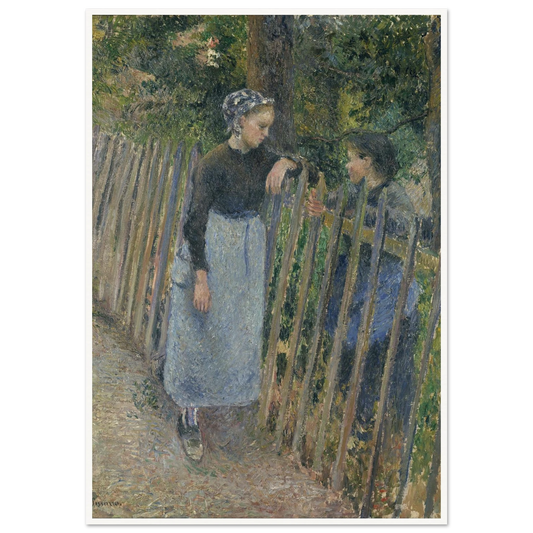Conversation Art Print | Camille Pissarro-Quipham Collections