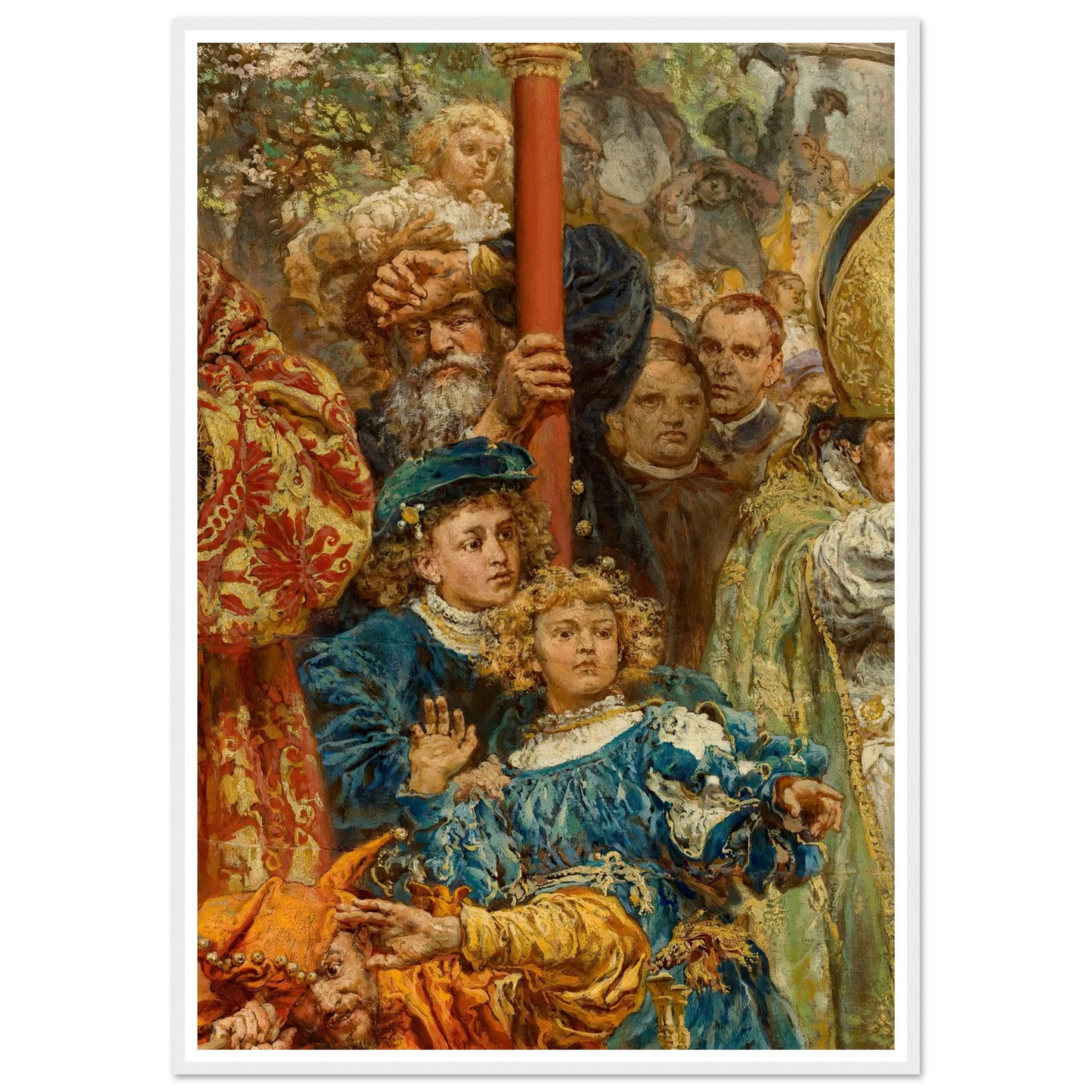 Hanging of the Sigismund bell at the Cathedral Tower in 1521 in Kraków (1874) Art Print | Jan Matejko-Quipham Collections