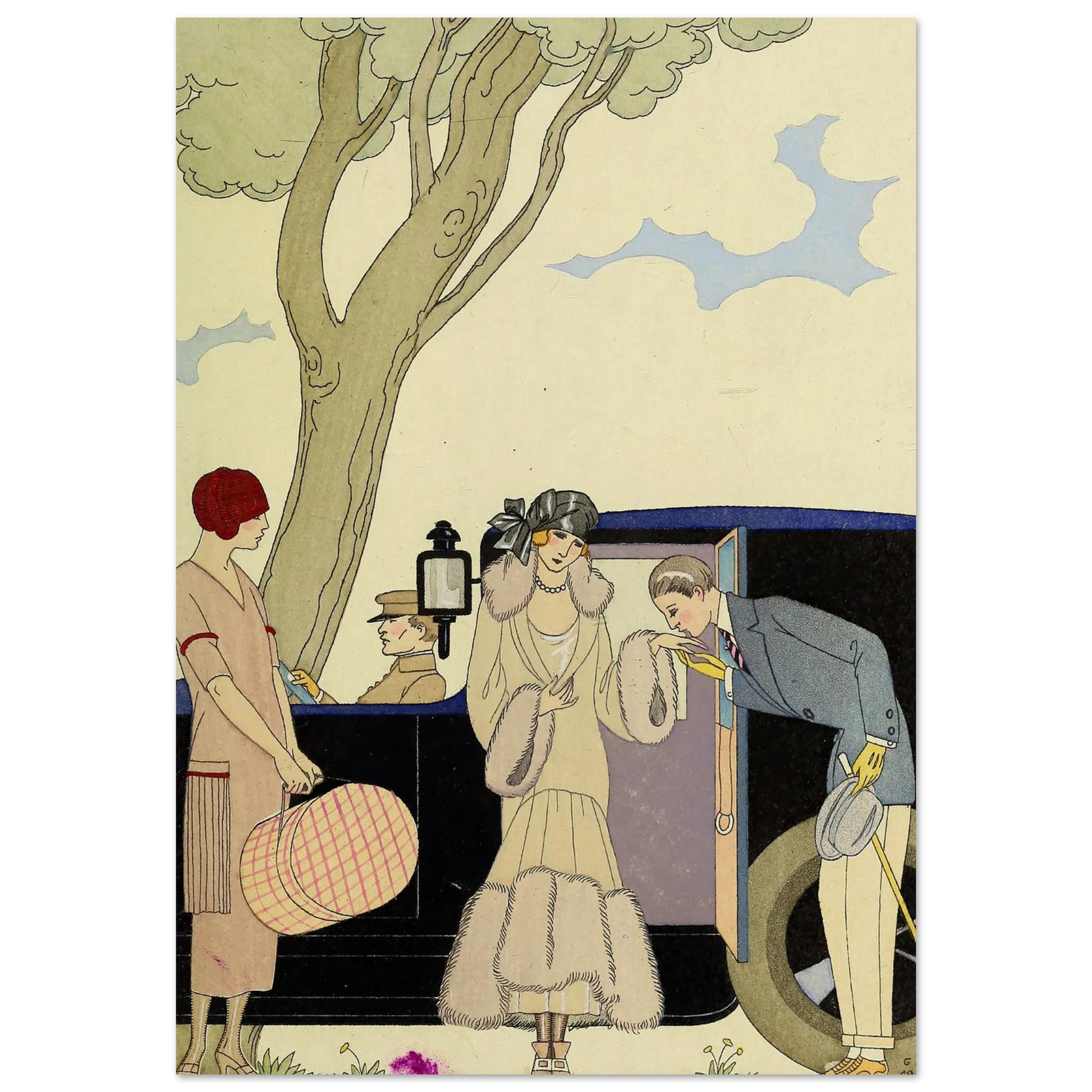 Falbalas et fanfreluches, L’Ensie (1925) Art Print | George Barbier-Quipham Collections