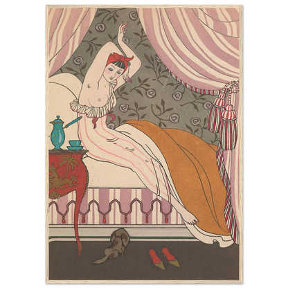 La Belle Matineuse (1914) Art Print | George Barbier-Quipham Collections