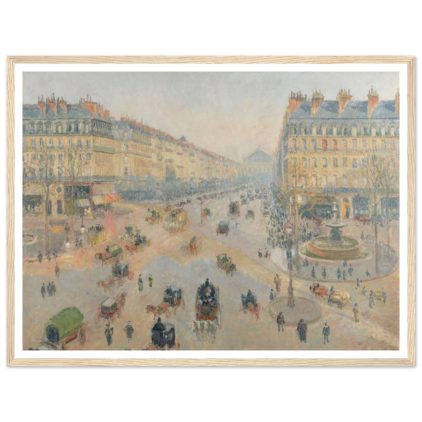 L’Avenue de l’Opéra (1898) Art Print | Camille Pissarro-Quipham Collections
