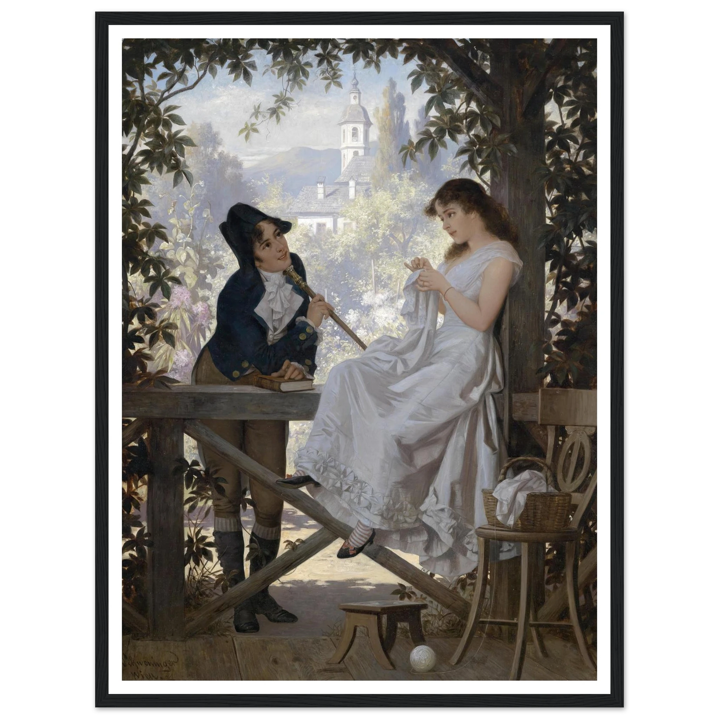 Das Stelldichein Art Print | Carl Schweninger Jr-Quipham Collections