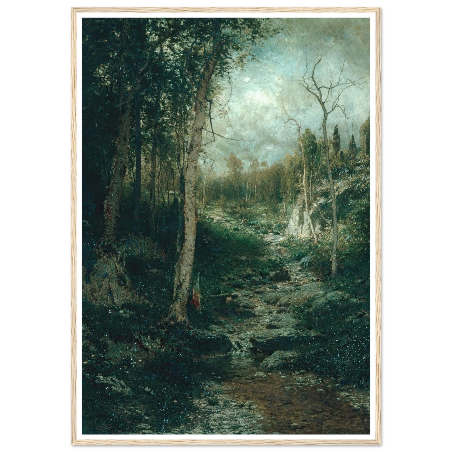 An Old Clearing (1881) Art Print | Alexander Helwig Wyant-Quipham Collections