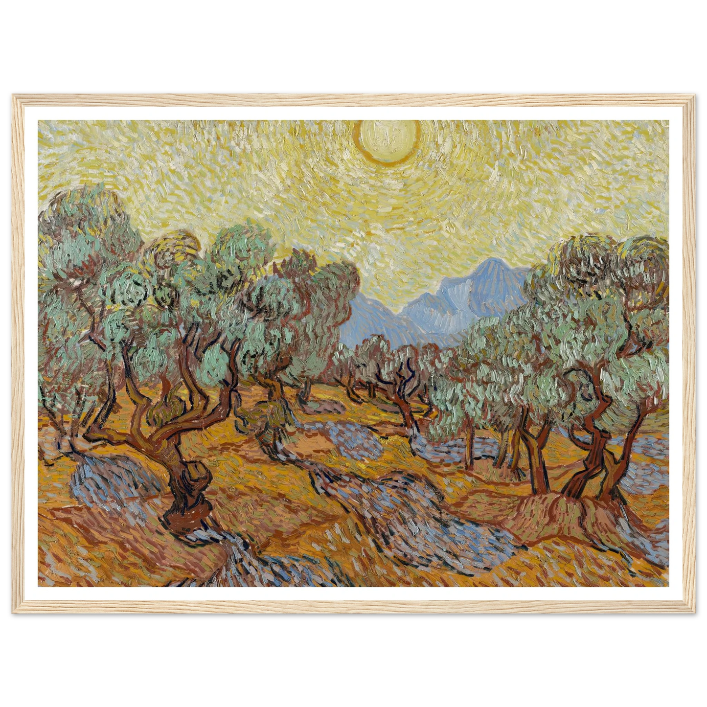 Olive Trees (1889) Art Print | Vincent van Gogh-Quipham Collections