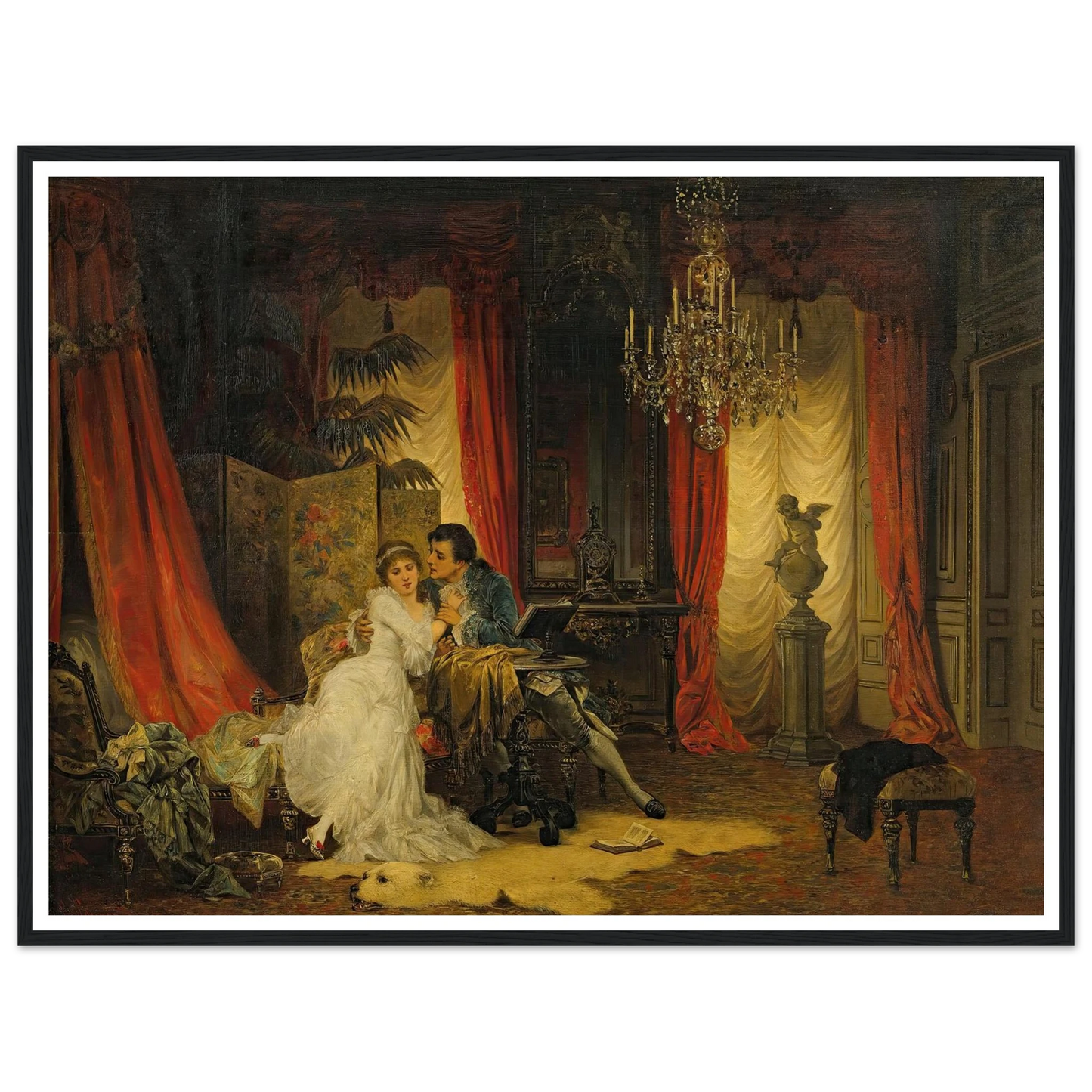 Innamorati (1885) Art Print | Carl Schweninger Jr-Quipham Collections