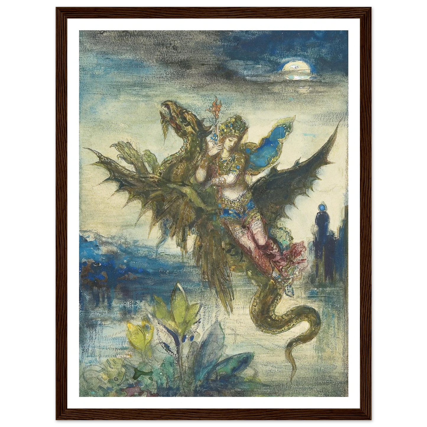 Dream Of The Orient Art Print | Gustave Moreau-Quipham Collections